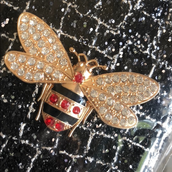 🐝Bee Bling + Glitter IPhone Case in Black sparkle - Picture 5 of 5